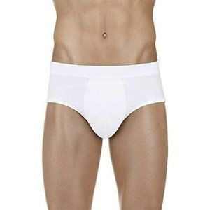 PROTECHDRY Washable Urinary Incontinence Cotton Underwear Boxer Brief SZ S White